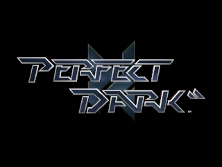 Perfect Dark title screen for Nintendo 64
